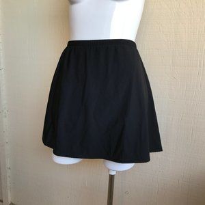 Womens Swimsuit Black Short  Penbrooke 22W New